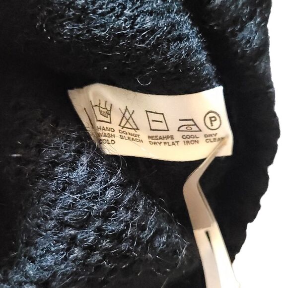 Vintage 80's Verra Pelle London Italy Mohair Sweater Unisex Medium - Picture 7 of 11
